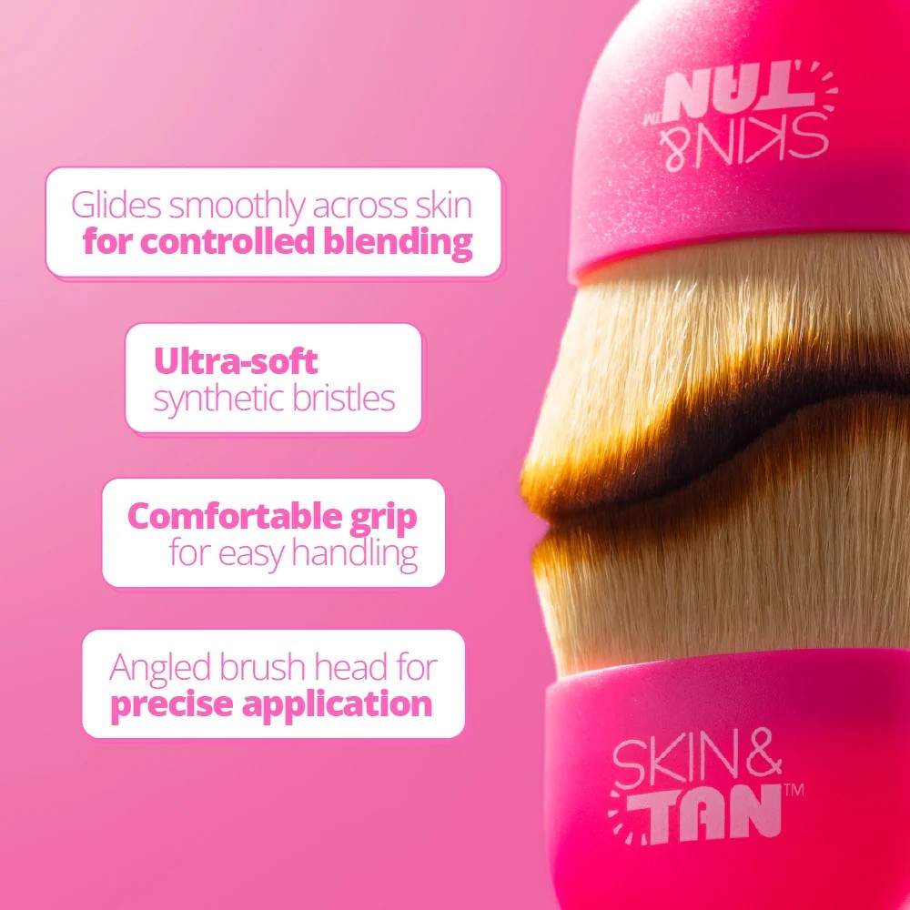 Miracle Tanning Brush - Pink - Image 4