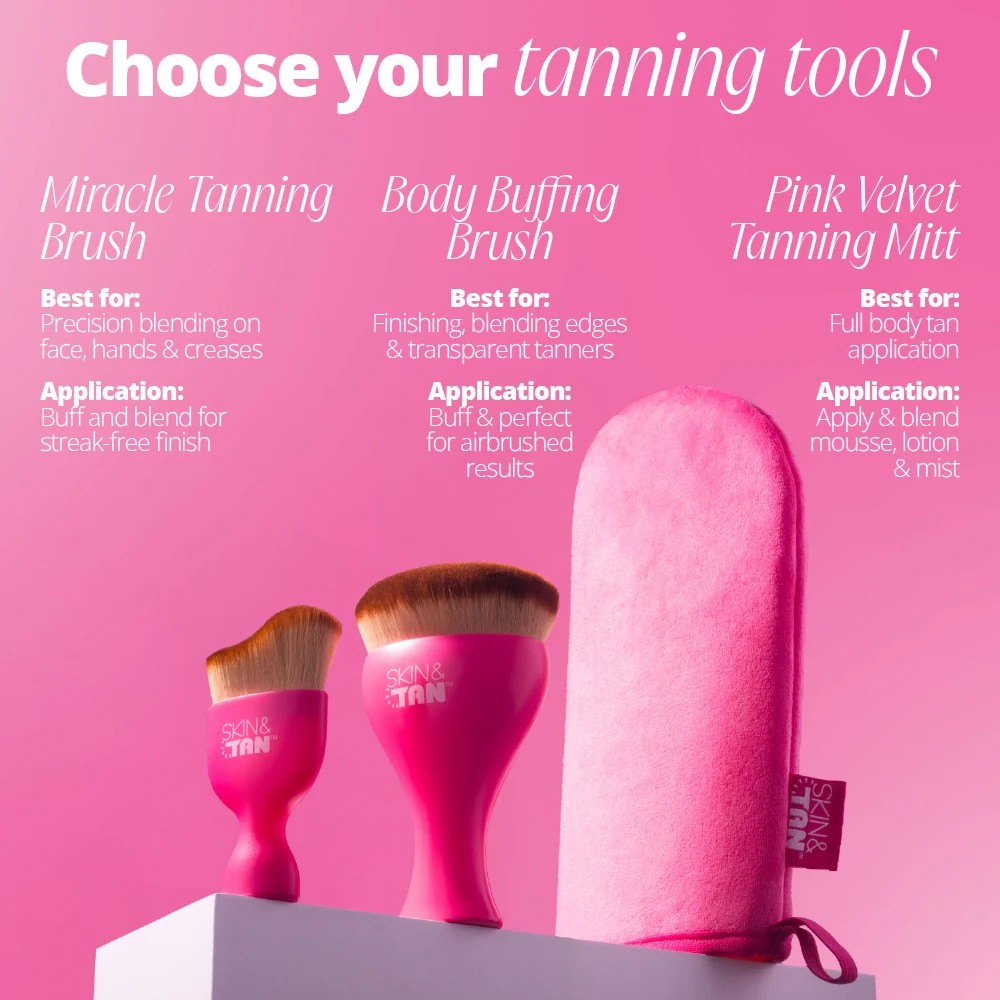 Miracle Tanning Brush - Pink - Image 7