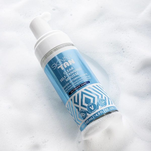 Skinny Tan Clear Self-Tanning Mousse Ultimate Dark 145ml - Image 5